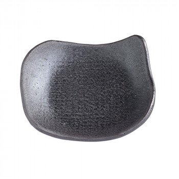 陶里 信楽焼 皿 鳥海峯変形小皿 W519-07