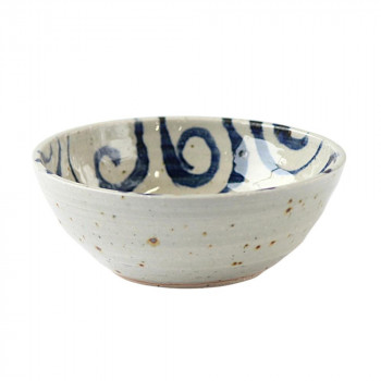 陶里 信楽焼 小鉢 水面(青)小鉢 W421-04