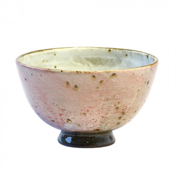 陶里 信楽焼 飯碗 桃花飯碗 W909-06