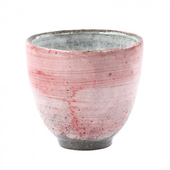 陶里 信楽焼 湯呑 桃花湯呑 W314-02