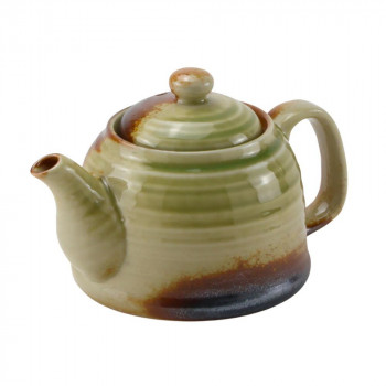 陶里 信楽焼 茶器 庄左エ門ポット(茶こしアミ付) W916-13