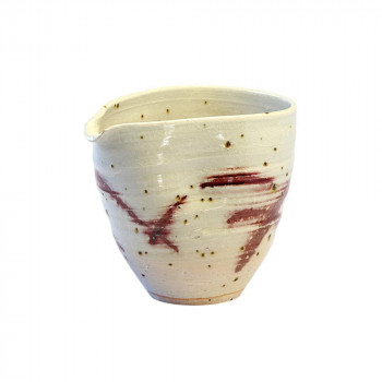 陶里 信楽焼 酒器 紅彩注器 W917-04