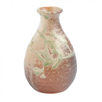 陶里 信楽焼 酒器 白民芸徳利(440cc) W918-12