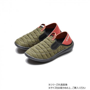 GERRY メンズ　難燃加工 モックシューズ 高反発もちもちインソール　カーキ GR-6550 Lサイズ(27.0)