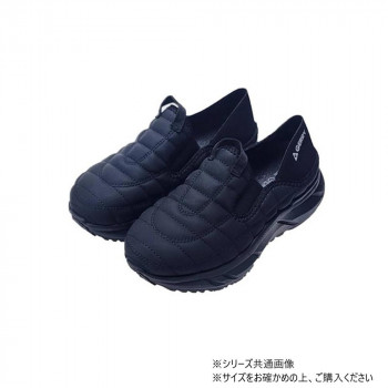 GERRY メンズ　軽量厚底　かかとの踏めるスリッポンサンダル　ブラック GR-6599 LLサイズ(28.0)