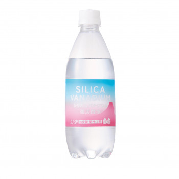 友桝飲料 シリカ＆バナジウム強炭酸水(友桝)500ml 24本入 2102556