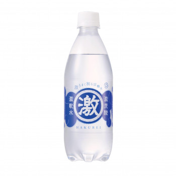 友桝飲料 ハクレイ激炭酸激軟水500ml 24本入 1102293-AS