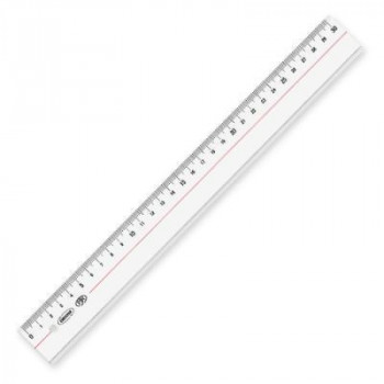 共栄プラスチック メタクリル直線定規 30cm A-3030