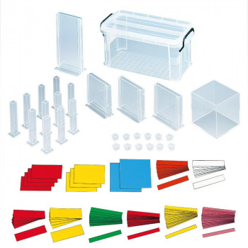 共栄プラスチック 小数・分数水槽セット+分数カラータイルセット SET-G3