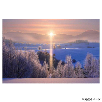 ジグソーパズル 風景 銀世界の奇跡 煌めくサンピラー(北海道) 1000ピース 10-1512