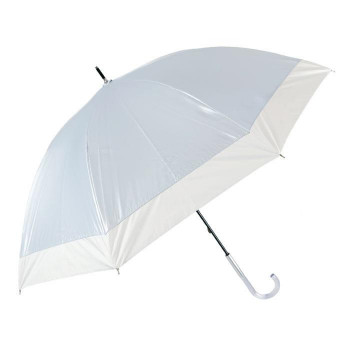 アテイン 傘 晴雨兼用手開き pearl bicolor55cm　パールブルー 6756