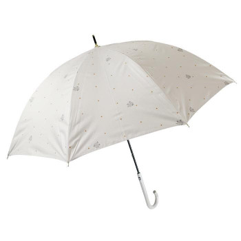 アテイン 傘 晴雨兼用手開き pin dot cat55cm　アプリコット 6747