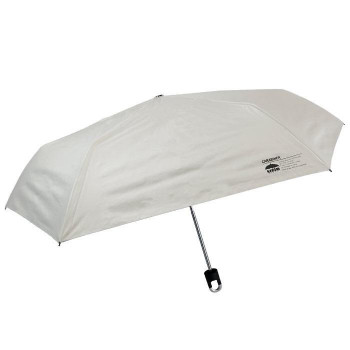 アテイン 傘 晴雨兼用ミニ カラビナ手元 UNiB55cm　オフ白 6759