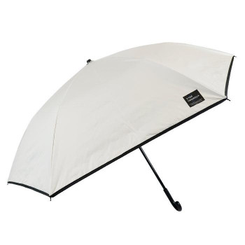 アテイン 傘 晴雨兼用2段折り 2WAY 軽量 55cm　オフ白 6803