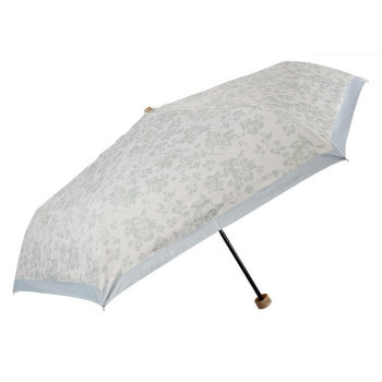 アテイン 傘 晴雨兼用ミニ damask pattern　オフ白 6788