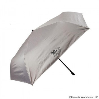 アテイン 傘 晴雨兼用ミニ スヌーピー55cm　グレー 6736