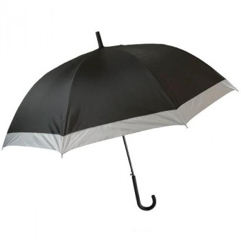 アテイン 傘 晴雨兼用 切継ぎ UNiB65cm　ブラック 3408