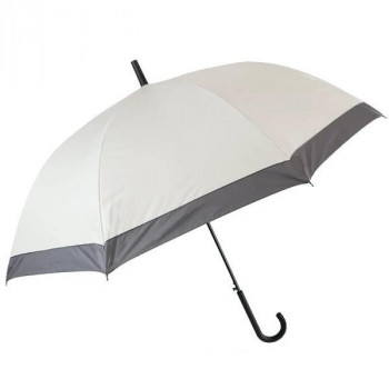 アテイン 傘 晴雨兼用 切継ぎ UNiB65cm　オフ白 3408