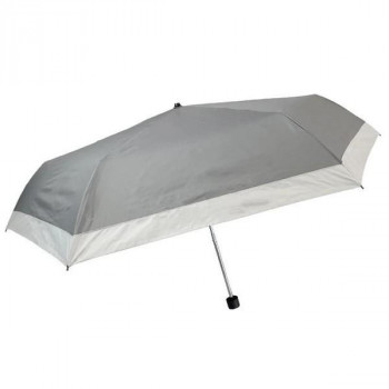 アテイン 傘 晴雨兼用ミニ 切継ぎ UNiB60cm　グレー 4089