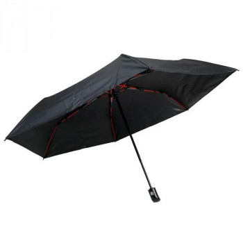 アテイン 傘 晴雨兼用 自動開閉ミニ Red Flame60cm　ブラック 6793