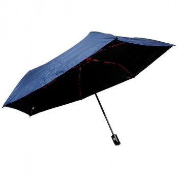 アテイン 傘 晴雨兼用 自動開閉ミニ Red Flame60cm　ネイビー 6793
