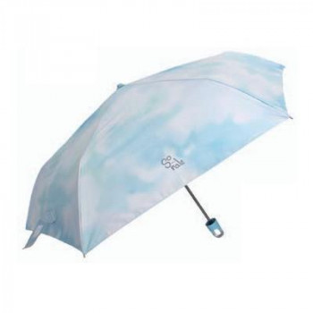 アテイン 傘 女児・晴雨兼用ミニ　baby marbling55cm　サックス 6715