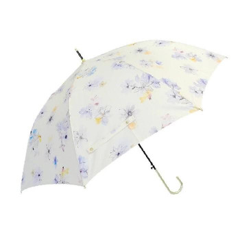 アテイン 傘 water flower58cm　オフ白 2096