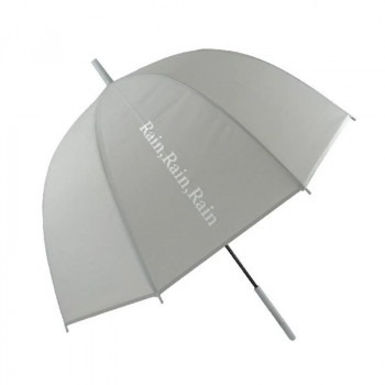 アテイン 傘 POE・logo dome65cm　グレー 2055