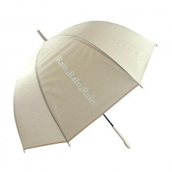 アテイン 傘 POE・logo dome65cm　ベージュ 2055