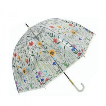 アテイン 傘 flower stitch65cm　レッド 2101