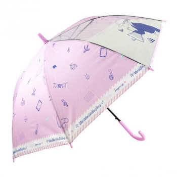 アテイン 傘 ガールズアイテム55cm　パープル 1388