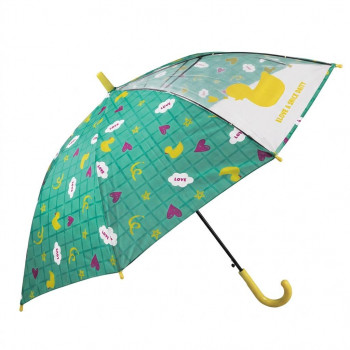 アテイン 傘 HAVE A NICE DAY!55cm　グリーン 1417