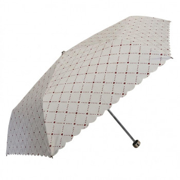 アテイン 傘 heart dotto・ヒートカット55cmミニ　オフ白 5272