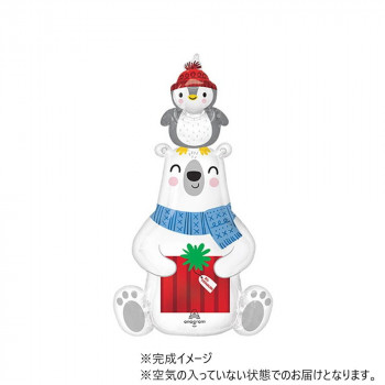 P-AG L-SHP フロステッド フレンズ P-ANG50695 風船 バルーン