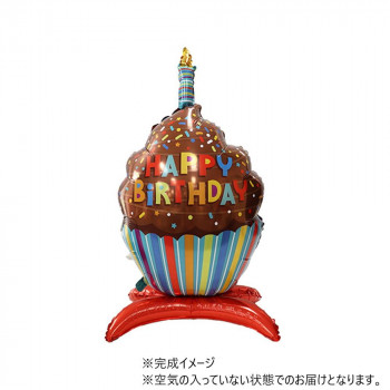 BLT31インチ スタンドアップスバースデーカップケーキ BLT25361 風船 バルーン