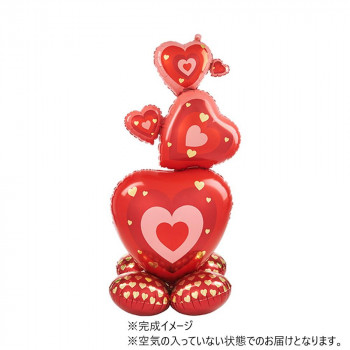 AGエアルーンズラージ スタッキングハーツ ANG43731 風船 バルーン