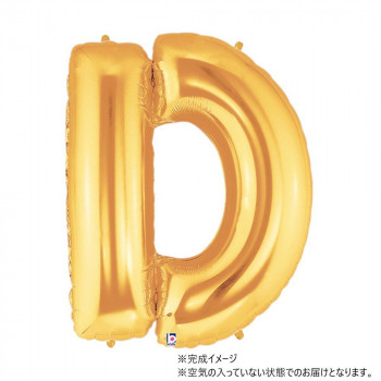 34インチレターバルーン　ゴールド （ D ）BLT00904 風船 バルーン