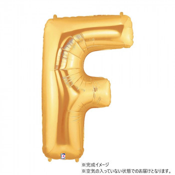34インチレターバルーン　ゴールド （ F ）BLT00906 風船 バルーン