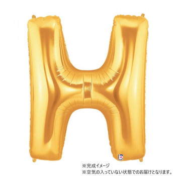 34インチレターバルーン　ゴールド （ H ）BLT00908 風船 バルーン