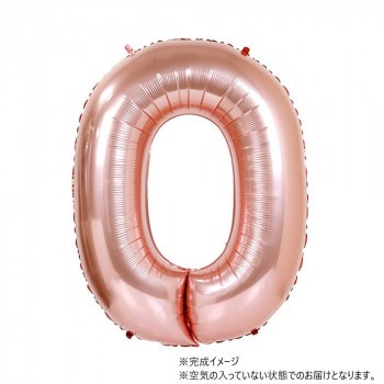 34インチレターバルーン ローズゴールド イニシャル（ O(オー) ）BLT02915 風船 バルーン