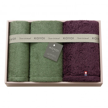 トクダタオル KOYOI （今宵） タオルセット 79050