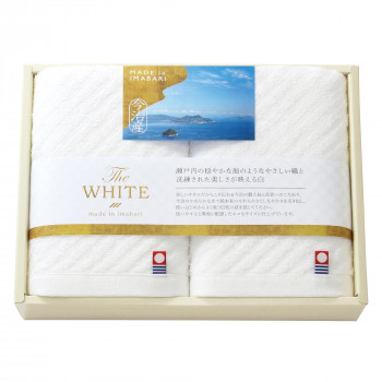 トクダタオル 今治 The WHITE(ザ ホワイト) タオルセット 65620