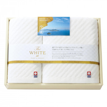 トクダタオル 今治 The WHITE(ザ ホワイト) タオルセット 65625