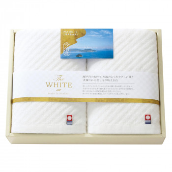 トクダタオル 今治 The WHITE(ザ ホワイト) タオルセット 65630