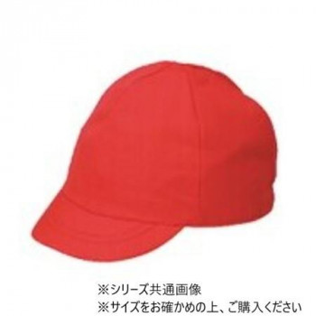 フットマーク　体操帽子　スクラム裏黄　L レッド 101221