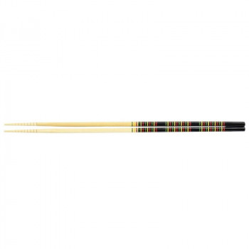 神堂 カブキ才箸 黒 36cm 20膳 7830