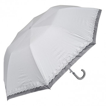 ローズ産業 折り畳み傘 RIC晴雨兼用55cm JPヒートカット切継ぎ WH ホワイト 61552108