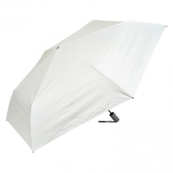 ローズ産業 傘 RIC晴雨兼用55cm 自動開閉無地 WH ホワイト 61551408