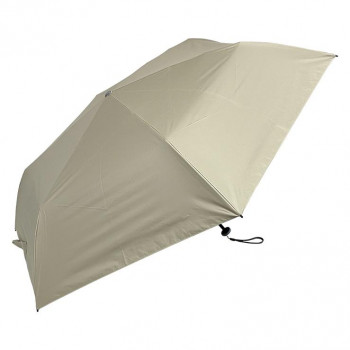 ローズ産業 折り畳み傘 RIC晴雨兼用55cm 軽量スリム無地 BR ブラウン 61551903
