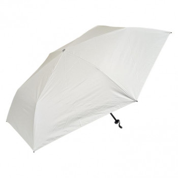 ローズ産業 折り畳み傘 RIC晴雨兼用55cm 軽量スリム無地 WH ホワイト 61551908